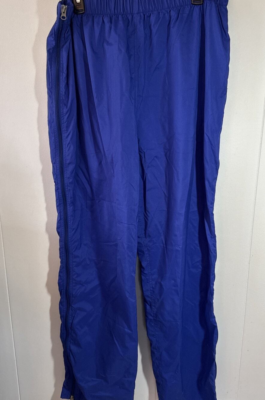 EMS Eastern Mountain Sports Gore-Tex Rain Pants Men XL Blue Waterproof Shell BB1